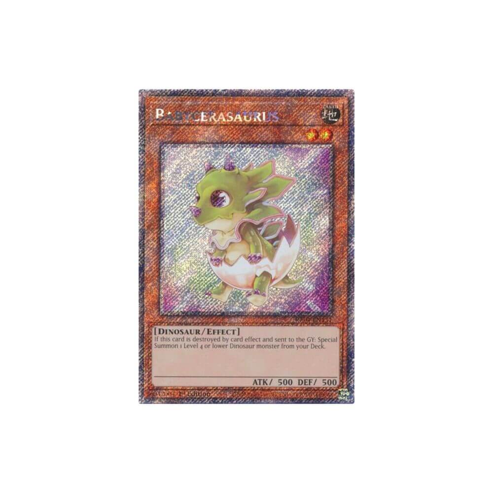 Babycerasaurus RA04-EN131 Platinum Secret Rare Yu-Gi-Oh card