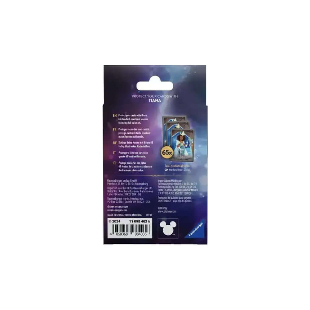 Lorcana card sleeves Tiana King And Queen Games