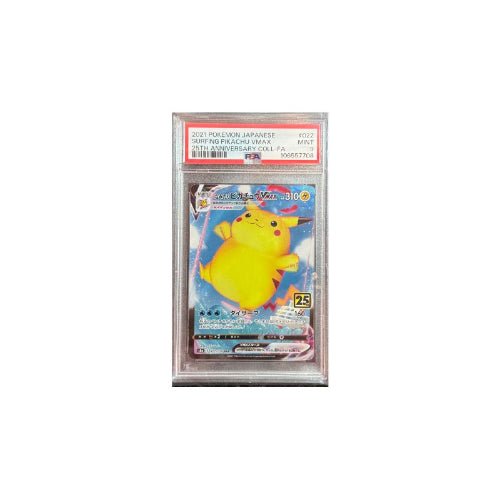 pokemon card surfing pikachu Japanese Surfing Pikachu Vmax Card