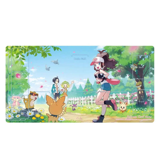 Pokemon Card Game Rubber Playmat Touko King And Queen Games