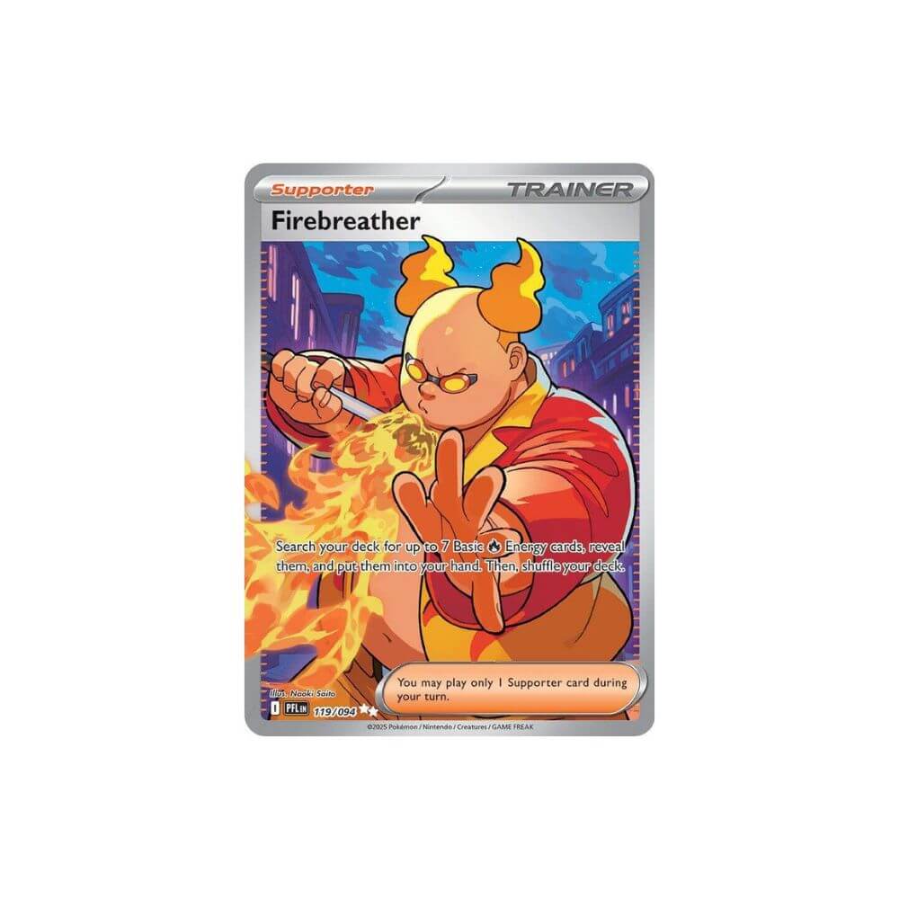 Firebreather - 119/094 Full Art Trainer (Paldean Fates)