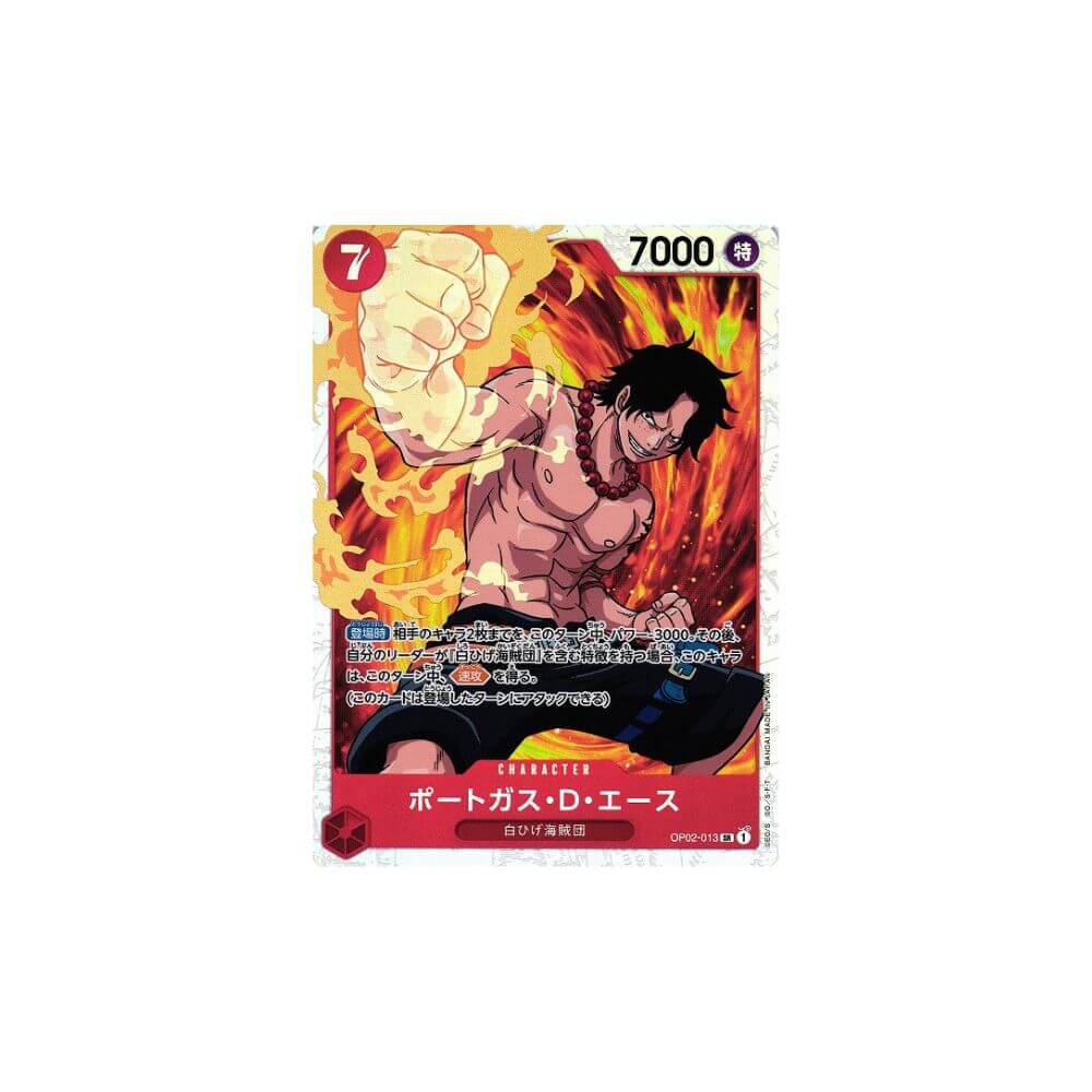 Portgas D. Ace OP02-013 - One Piece Card Game (NM) Foil