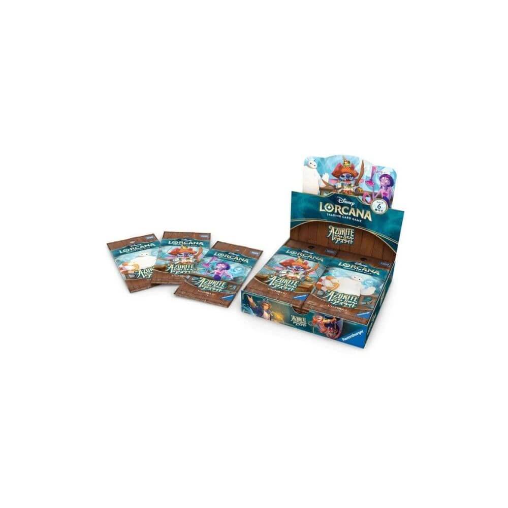 Lorcana Azurite Sea Booster Box - King And Queen Games