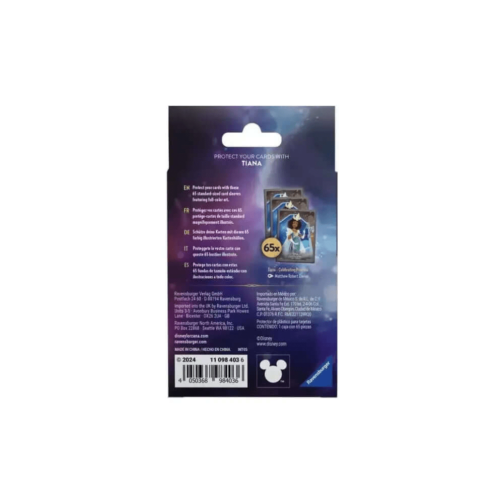 Lorcana card sleeves Tiana - King And Queen Games